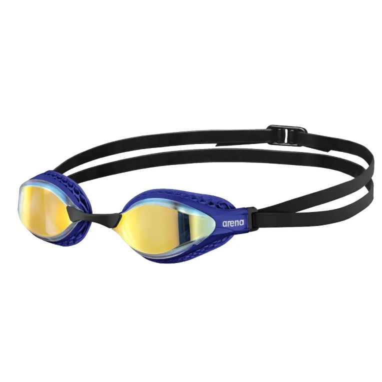 Ochelari înot Arena AirSpeed Mirror Racing (Yellow Copper/Blue)