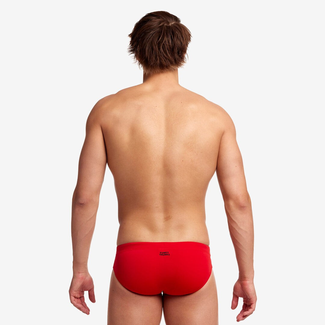 Slip băieți Funky Trunks Classic Briefs - Still Red