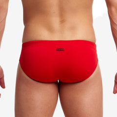 Slip băieți Funky Trunks Classic Briefs - Still Red