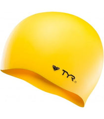 Cască înot silicon TYR LCS (galben)