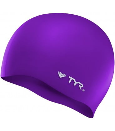 Cască înot silicon TYR LCS (mov)