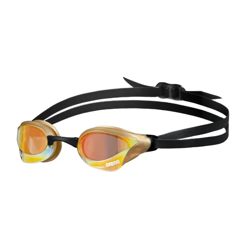 Ochelari înot Arena Cobra Core Swipe Mirror (galben-auriu)