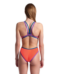 Costum de baie Femei Arena One Double Cross Back One Piece