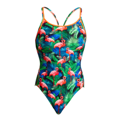 Costum înot femei Funkita Diamond Back One Piece - Jungle Bungle
