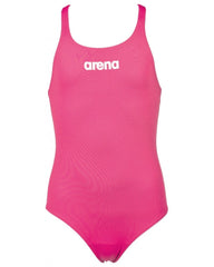 Costum înot Arena Solid Swim Pro Jr. (roz-frezie)