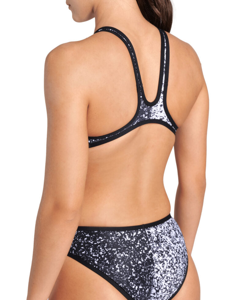 Costum de baie Femei Arena One Paints Swimsuit Tech Back