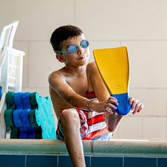 Ochelari înot pentru copii Finis Ripple Goggles - Clear-Pink