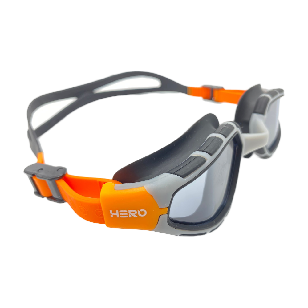 Ochelari înot adult HERO Fit Senior (Negru-Portocaliu)