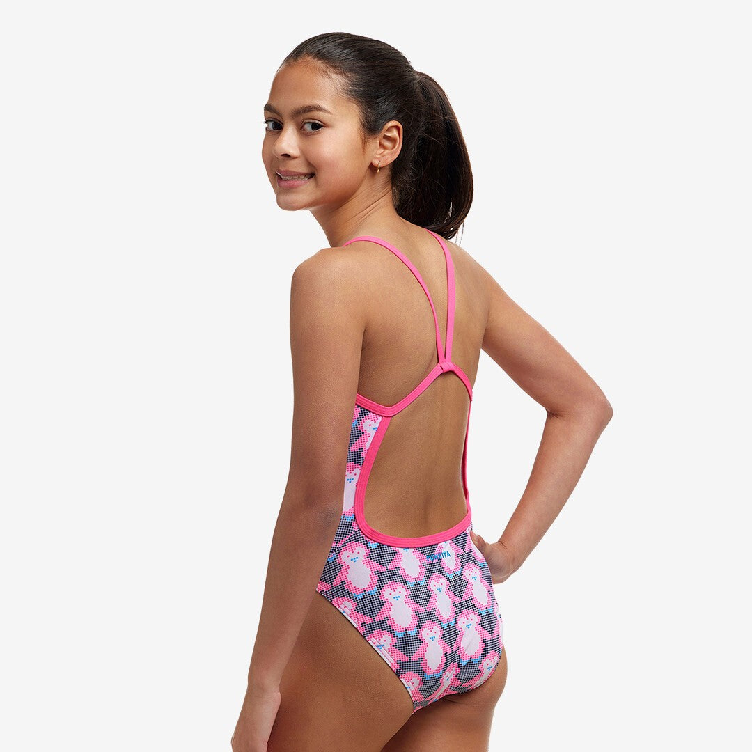 Costum înot Fete Funkita Single Strap One Piece - Pen Guy