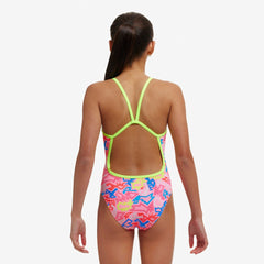 Costum înot Fete Funkita Single Strap One Piece - Rock Star