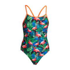 Costum înot Fete Funkita Diamond Back One Piece - Jungle Bungle