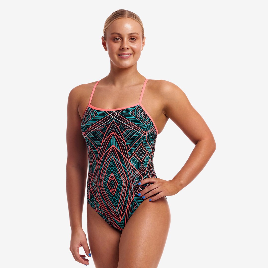 Costum menstrual înot Femei Funkita Swim Secure One Piece - Spiro Mint