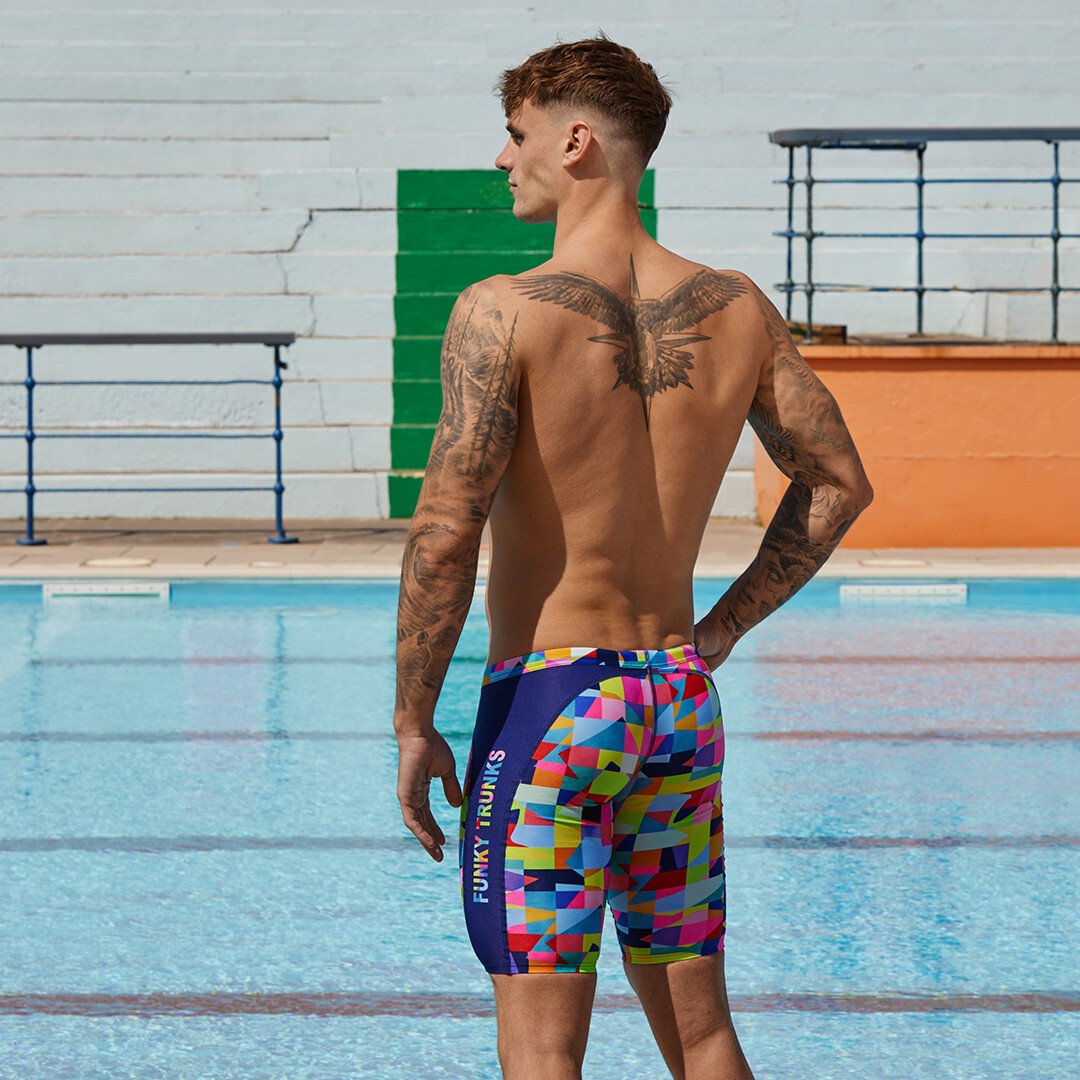 Jammer Antrenament Barbati Funky Trunks - On The Grid