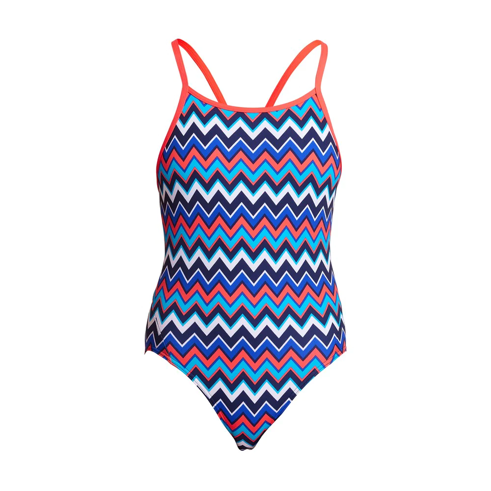 Costum înot Fete Funkita Diamond Back One Piece Nautical Mile