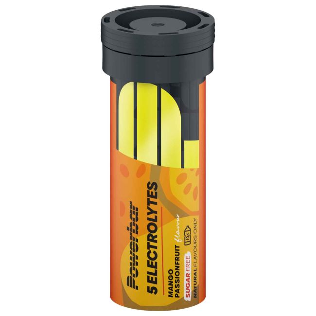 Powerbar - pastile efervescente hidratare și mineralizare 5 Electrolytes - mango passionfruit 10x4.2gr