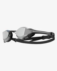 Ochelari înot de competiție TYR Tracer X Elite Mirrored (Silver/Black)