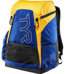 Rucsac TYR Alliance 45 l (albastru cu auriu)