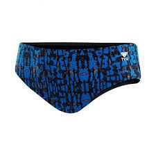 Slip bărbați TYR Petra Racer (albastru cu negru)