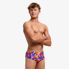 Slipi băieți Funky Trunks Sidewinder - Summer Swirl