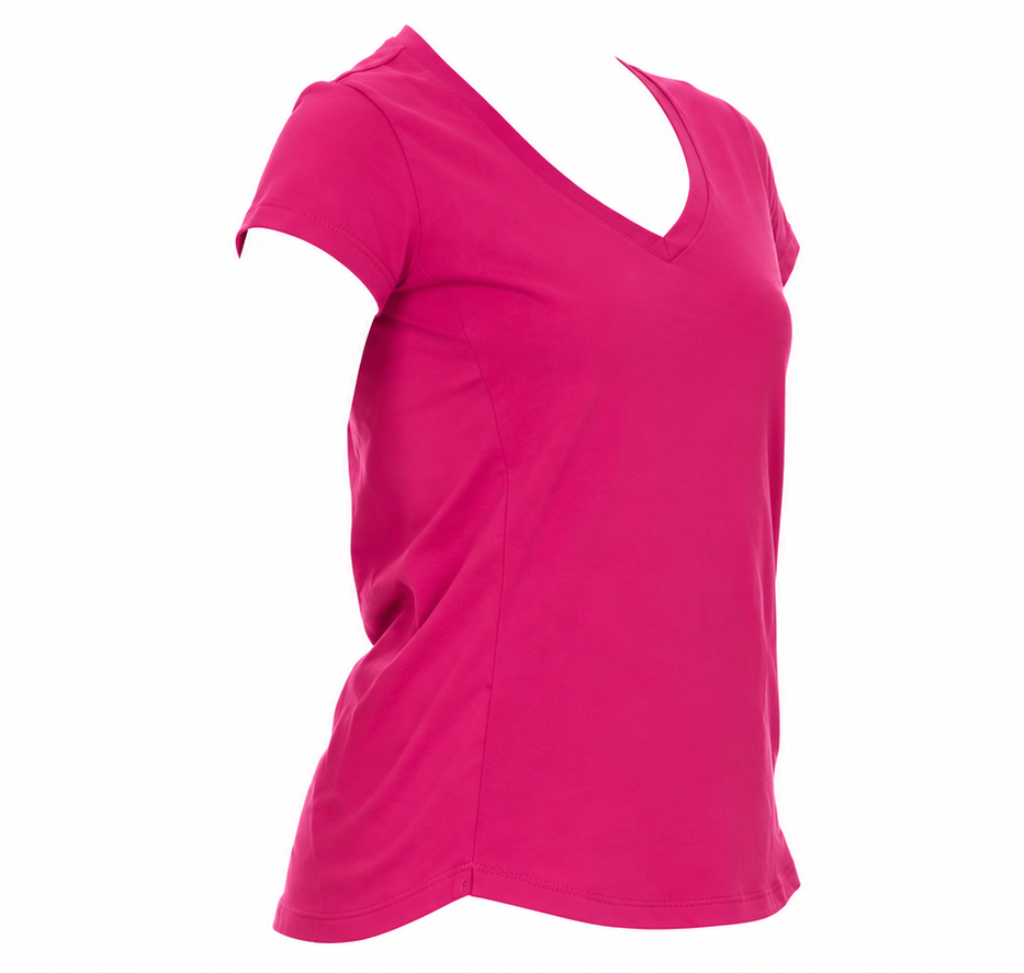 Tricou femei Arena Essence 100% Bumbac (Rose - Violet)