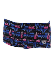 Slip bărbați Arena Frame Low Waist Short (Navy / Multi)