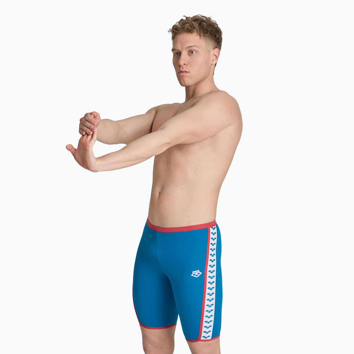 Jammer antrenament bărbați Arena Swim Solid (Blue Cosmo/Astro Red)