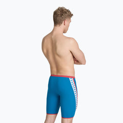 Jammer antrenament bărbați Arena Swim Solid (Blue Cosmo/Astro Red)