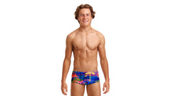 Slip băieți Funky Trunks Sidewinder - Palm A Lot