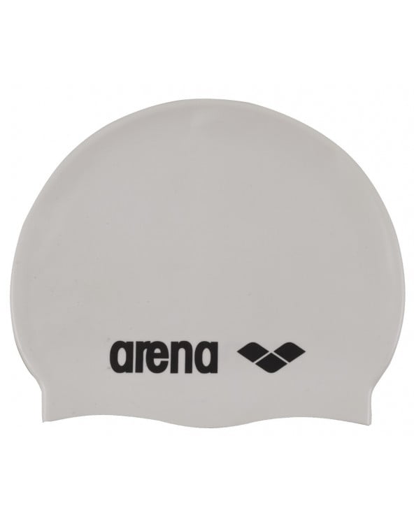Cască înot Arena Universală din silicon (Alb)
