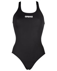 Costum înot fete Arena Solid Swim Tech (negru)