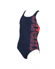 Costum înot Arena jr. Swim Pro Equilibrium (navy-shiny pink)