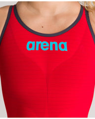 Costum competiție Femei Arena Powerskin Carbon Air² Openback (Red)