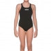 Costum de Inot de Antrenament Fete Arena Solid Swim Pro Black-White