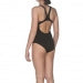 Costum de Inot de Antrenament Fete Arena Solid Swim Pro Black-White