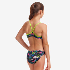 Costum înot Fete Funkita Racerback Two Piece - Hippy Dippy
