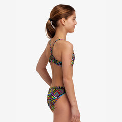 Costum înot Fete Funkita Racerback Two Piece - Strip Straps