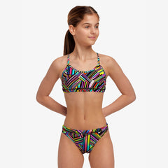 Costum înot Fete Funkita Racerback Two Piece - Strip Straps