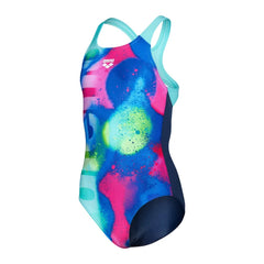Costum înot fete Arena Spray Paint Swimsuit Pro Back