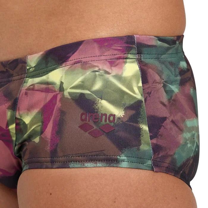 Slip bărbați Arena One Hero Camo Low Waist Short