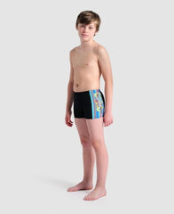 Slip baieti Swim Short Arena Palette - Multi Water-Black