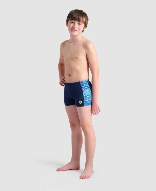 Boxeri băieți Arena Ondulation Swim Short Navy-Multinavy