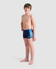 Boxeri băieți Arena Ondulation Swim Short Navy-Multinavy