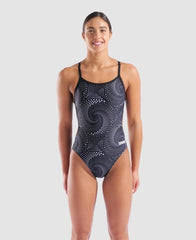 Costum de baie femei Arena Fireflow Swimsuit Challange Back
