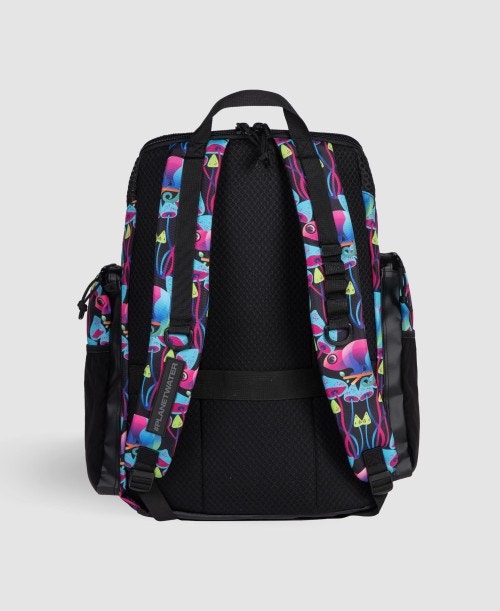 Rucsac Arena One Go Backpack Allover 45L - Multi Chameleons