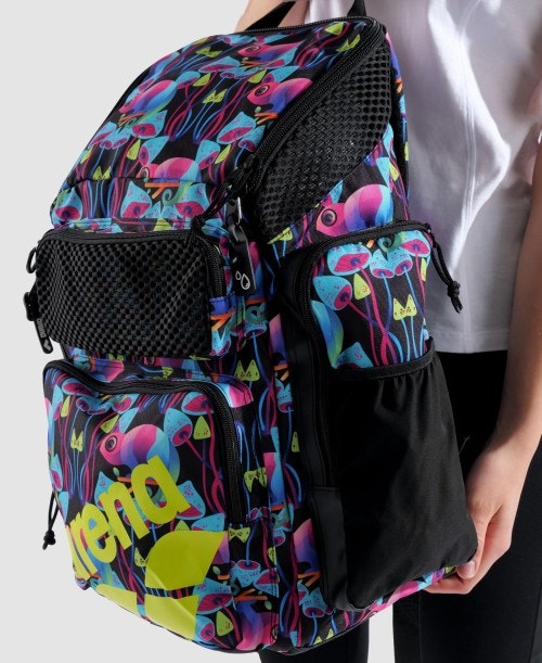 Rucsac Arena One Go Backpack Allover 45L - Multi Chameleons