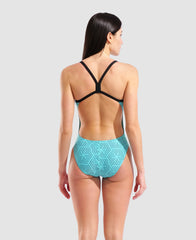 Costum înot femei Arena Allover Swimsuit Challenge Back