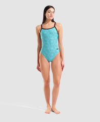 Costum înot femei Arena Allover Swimsuit Challenge Back