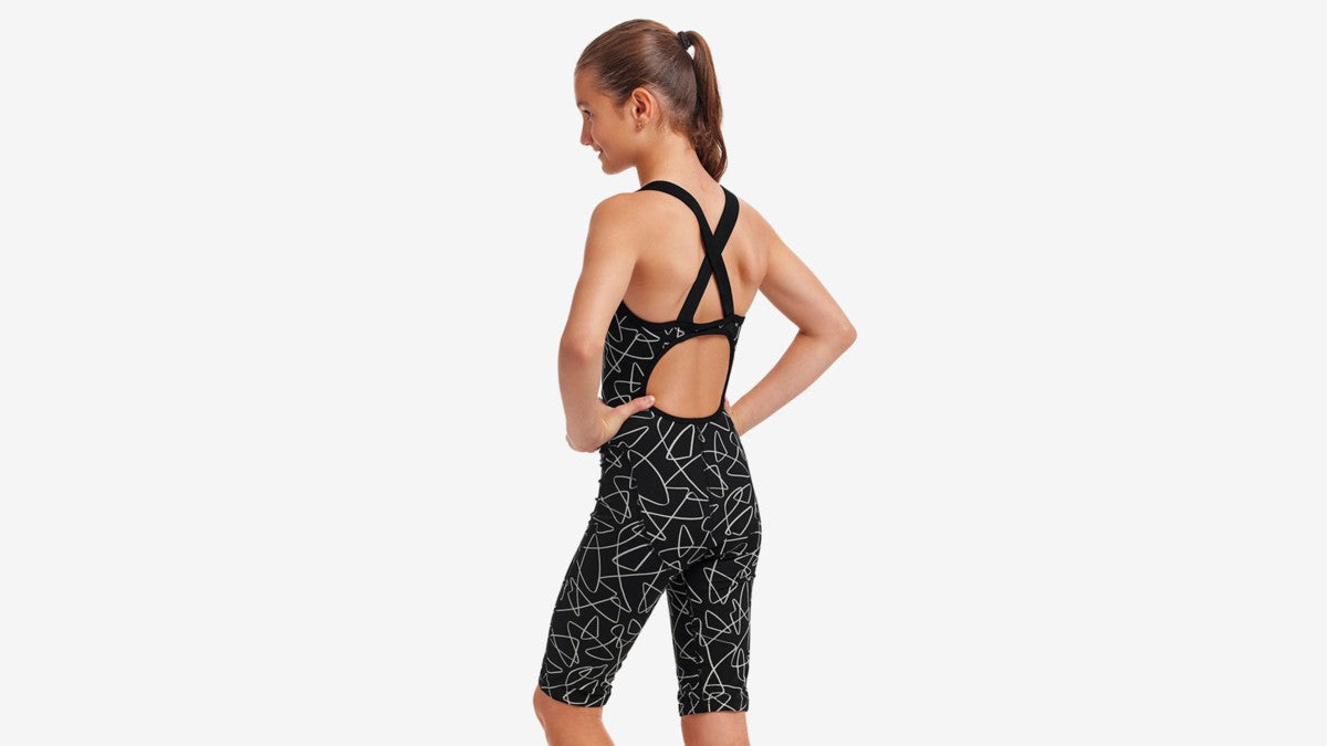 Costum înot Fete Funkita Fast Legs - Texta Mess