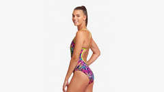 Costum înot Femei Funkita Single Strap One Piece - Palm Puppy