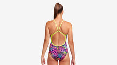 Costum înot Femei Funkita Single Strap One Piece - Palm Puppy